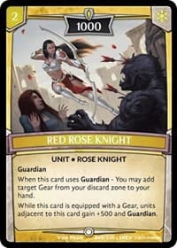 Red Rose Knight - Revelations - Argent Saga TCG card