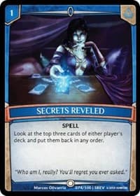 Secrets Reveled - Revelations - Argent Saga TCG card