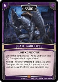 Slate Gargoyle - Revelations - Argent Saga TCG card