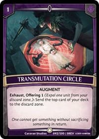 Transmutation Circle - Revelations - Argent Saga TCG card