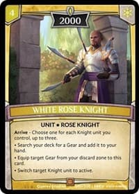 White Rose Knight - Revelations - Argent Saga TCG card