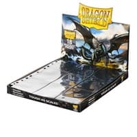 Dragon Shield Double Sided Side-Loading 18-Pocket Pages - Clear (50-Pack) - Dragon Shield Protective Pages - Protective Pages card