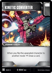 Kinetic Converter - War for Cybertron: Siege II - Transformers TCG card