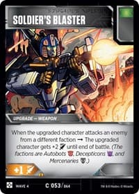 Soldier's Blaster - War for Cybertron: Siege II - Transformers TCG card