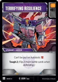 Terrifying Resilience - War for Cybertron: Siege II - Transformers TCG card
