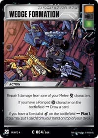 Wedge Formation - War for Cybertron: Siege II - Transformers TCG card