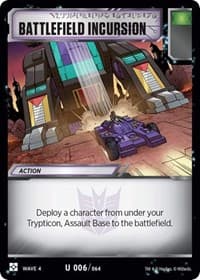 Battlefield Incursion - War for Cybertron: Siege II - Transformers TCG card