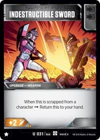 Indestructible Sword - War for Cybertron: Siege II - Transformers TCG card