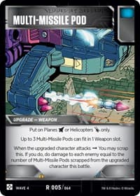 Multi-Missile Pod - War for Cybertron: Siege II - Transformers TCG card