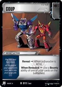 Coup - War for Cybertron: Siege II - Transformers TCG card
