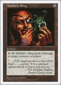 Aladdin's Ring - Fifth Edition - Magic: The Gathering card
