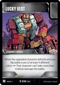 Lucky Vest - War for Cybertron: Siege II - Transformers TCG card