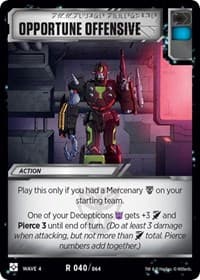 Opportune Offensive - War for Cybertron: Siege II - Transformers TCG card