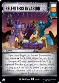 Relentless Invasion - War for Cybertron: Siege II - Transformers TCG card