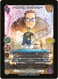 Kevin Broberg (Champion Batch V Promo) - UniVersus Promos - UniVersus card
