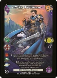 Mike Hardiman (Champion Batch V Promo) - UniVersus Promos - UniVersus card
