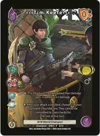 Tim Keefe 3 (Champion Batch V Promo) - UniVersus Promos - UniVersus card