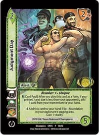 Judgment Day (Champion Batch V Promo) - UniVersus Promos - UniVersus card