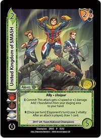 United Kindom of SMASH (Champion Batch V Promo) - UniVersus Promos - UniVersus card