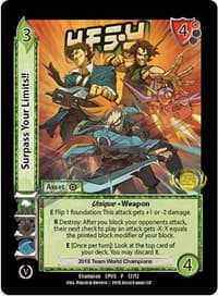 Surpass Your Limits!! (Champion Batch V Promo) - UniVersus Promos - UniVersus card
