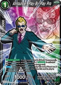 Announcer, Play-By-Play Pro (Event Pack 05) - Promotion Cards - Dragon Ball Super: Masters card