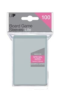 Lite Special Sized Board Game Sleeves - 54mm X 80mm (100-Pack) - Ultra Pro Card Sleeves - Card Sleeves card