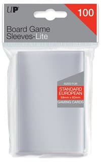 Lite Standard European Board Game Sleeves - 59mm X 92mm (100-Pack) - Ultra Pro Card Sleeves - Card Sleeves card
