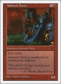 Ambush Party - Fifth Edition - Magic: The Gathering card