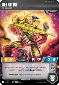Detritus - Arms Dealer - War for Cybertron: Siege II - Transformers TCG card