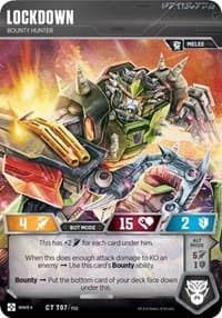 Lockdown - Bounty Hunter - War for Cybertron: Siege II - Transformers TCG card