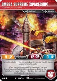 Omega Supreme (Spaceship) - Transport City Defender - War for Cybertron: Siege II - Transformers TCG card