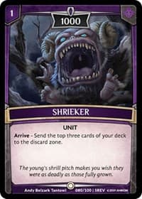 Shrieker - Revelations - Argent Saga TCG card