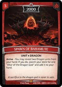 Spawn of Bahamute - Revelations - Argent Saga TCG card