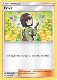 Erika - SM - Cosmic Eclipse - Pokemon card