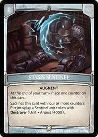 Stasis Sentinel - Revelations - Argent Saga TCG card