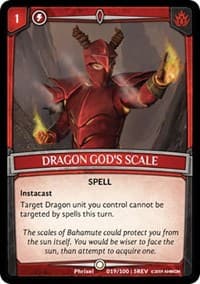 Dragon God's Scale - Revelations - Argent Saga TCG card