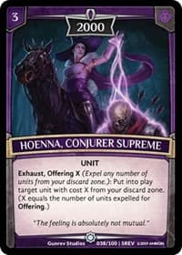 Hoenna, Conjurer Supreme - Revelations - Argent Saga TCG card