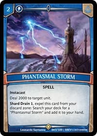 Phantasmal Storm - Revelations - Argent Saga TCG card