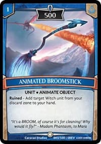 Animated Broomstick - Revelations - Argent Saga TCG card
