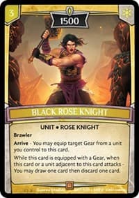 Black Rose Knight - Revelations - Argent Saga TCG card