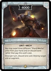 Megashardmech Titan: Yugo - Revelations - Argent Saga TCG card