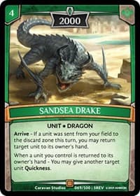 Sandsea Drake - Revelations - Argent Saga TCG card