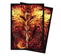 Ruth Thompson Flameblade Standard Deck Protector sleeves (100-Pack) - Ultra Pro Card Sleeves - Card Sleeves card