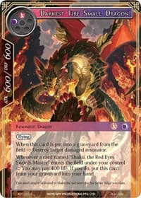 Darkest Fire Small Dragon - Alice Origin - Force of Will card