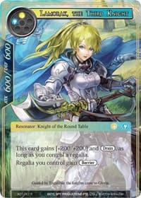Lamorak, the Third Knight - Alice Origin - Force of Will card