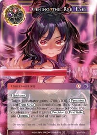 Opening the Red Eyes - Alice Origin - Force of Will card