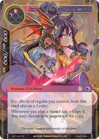 Shakti, the Red Eyes Swords Master - Alice Origin - Force of Will card