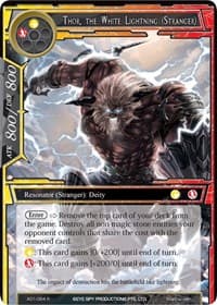 Thor, the White Lightning (Stranger) - Alice Origin - Force of Will card