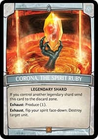 Corona, the Spirit Ruby - Revelations - Argent Saga TCG card