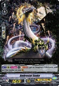 Ambrosial Snake (RRR Foil) - V-TD09: Shinemon Nitta - Cardfight Vanguard card